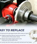 Adjustable Brake Lathe Silencer Band for Ventilated Rotors That Keeps Grinding Quiet And Smooth Like A Pro Compatible