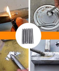 Powder Core Aluminum Welding Rods For Low Temperature Brazing And Easy DIY Repairs No Brainer Flux Core Aluminum Brazing Rods in use