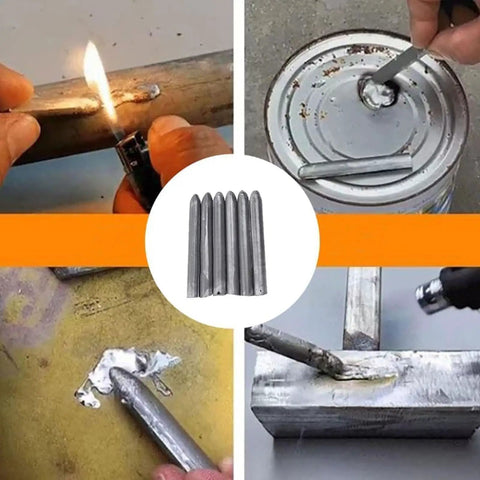 Powder Core Aluminum Welding Rods For Low Temperature Brazing And Easy DIY Repairs No Brainer Flux Core Aluminum Brazing Rods in use