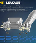 Beefed Up All Aluminum Engine Oil Filter Housing With Oil Cooler Upgrade showcased with anti-leakage features.
