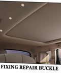 Beige Car Roof Headliner Repair Kit With Snap Rivet Pins And Retainers, Durable Quick Fix for Interior Ceiling installation view