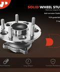 Rear Wheel Bearing And Hub Assembly Bolt-On 5 Lug Fits Honda CR-V 2007 2011 And Accord Crosstour 2010 2011 Crosstour 2012 2015 FWD Only Built To Last Heavy Duty Ball Bearings