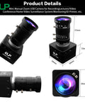 Ultra HD 20MP Varifocal USB 3.0 Camera For PC And Raspberry Pi, 5-50mm 10X Manual Zoom, 3840P Video And 4K 30FPS Web Cam, Lightburn Compatible