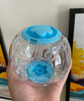 Dwarf Hamster Ball 5.1 Inch With Football Design Durable Running Ball For Tiny Pets Secure Metal Screws Safe Sturdy Play Toy