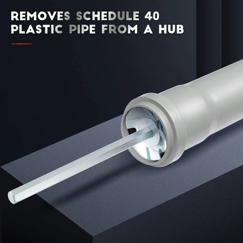 PVC Pipe Reamer Kit For Half Inch Fittings And Schedule 40 Plastic Pipe Easy To Use Fast Drill Compatible Cutter Inside