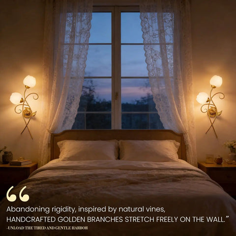 Bedroom with Gold Wall Sconces Set Of Two With Thick Clear Glass Shades Modern Black And Brass Vanity Lights, window view.