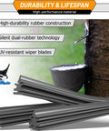 24 Inch And 19 Inch Windshield Wiper Blades Replacement For Honda CRV 2023 2024 2025 with 10 Inch Rear Wiper Blade, rubber construction