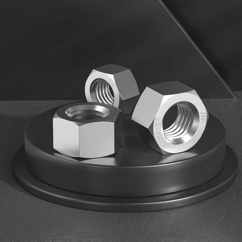 Heavy Duty 227 Piece Metric Hex Nuts Kit M3 M4 M5 M6 M8 M10 M12 With 304 Stainless Steel 18-8 Finish External Hex Nuts Set