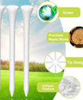 One Thousand Bulk Golf Tees Three And One Quarter Inch Wooden Bamboo Tees White For Practice And Training Great For Men Dad Women Golfers Clubs Accessories Fathers Day Favor