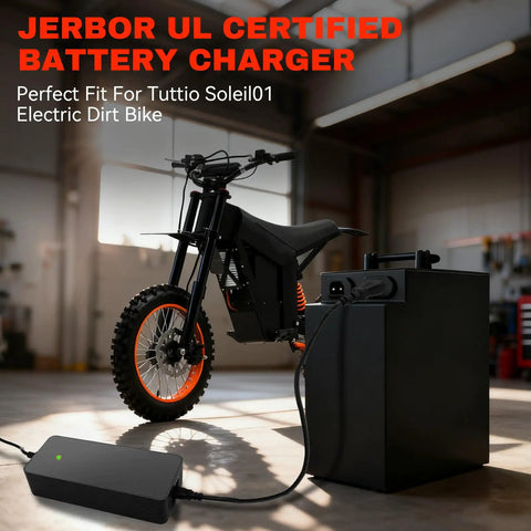54.6V 2A Battery Charger For Tuttio Soleil01 Drit Bike And Tutto Tutti Soleil01 Electric Bikes UL Certified 48V Power