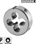 Metric M12 X 1.5 Round Threading Die For External Threads Right Hand, 12mm Cutting Diameter, 1.5 Pitch, Alloy Tool Steel