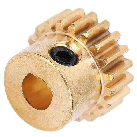 Beefy Brass Gear Replacement With 20 Teeth And 6mm Bore For 0.8 MOD Robotic Applications In Industrial Robots Antirust Durable Mechanical Hardware