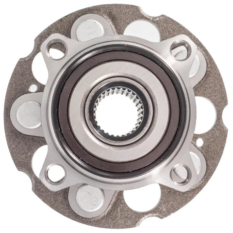 Front view of Front Hub Bearing Assembly For 2010 To 2015 Honda Crosstour Ex 4 Lug With ABS Bolt On Direct Fit 512392