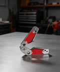 Get Crazy Secure Adjusting Magnetic Welding Positioner Fixture With Hex Wrench And Dual Sided Strong Magnet Design For Stable Fixation At Any Angle During Your Projects on a workshop table.