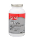 CRC Nickel Anti-Seize and Lubricating Compound bottle, front view; red and gray label, metal cap, 16 oz