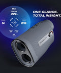Captain Air Golf Rangefinder With Slope And GPS Distances, 1000 Yard Laser Range Finder with digital readout and buttons visible