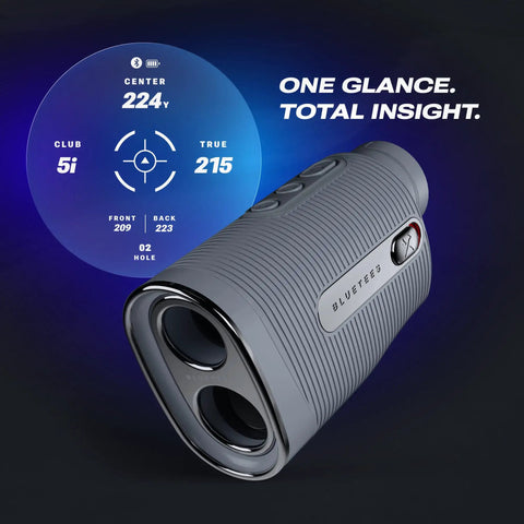 Captain Air Golf Rangefinder With Slope And GPS Distances, 1000 Yard Laser Range Finder with digital readout and buttons visible
