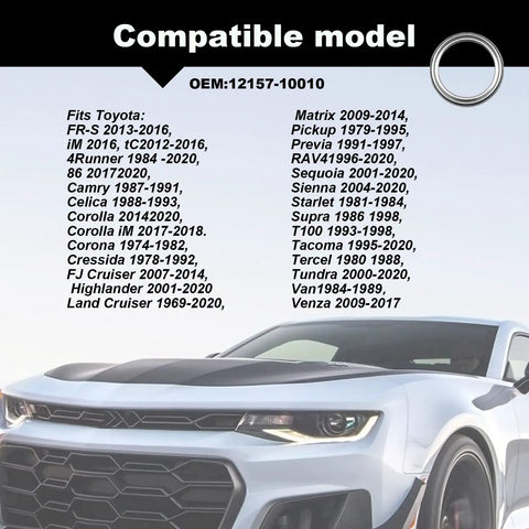 Toyota Lexus Scion Differential And Transfer Case Crush Washer Gasket Kit For Your Ride compatibility list with car illustration