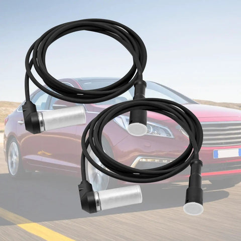 Heavy Duty 6.5 Ft Truck Wheel Speed Abs Sensor Wiring Harness Compatible With Wabco And Meritor 4410328140 4410326180 Pair heat resistant cables