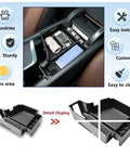 Center Console Organizer Tray For Volvo XC60 XC90 S60 S90 V60 V90 2018-2025 2021-2024 2020-2025 Armrest Insert Storage