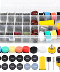 Pro Grade All In One 268 Piece 1 Inch Wet And Dry Sanding Kit with discs, drums, 60-10000 grit sandpaper, backing pad for rotary tools