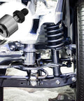 CF10 KR22 Needle Roller Bearing Cam Follower Track Runner in car suspension system; stud sealed, 22mm roller diameter, 12mm width.