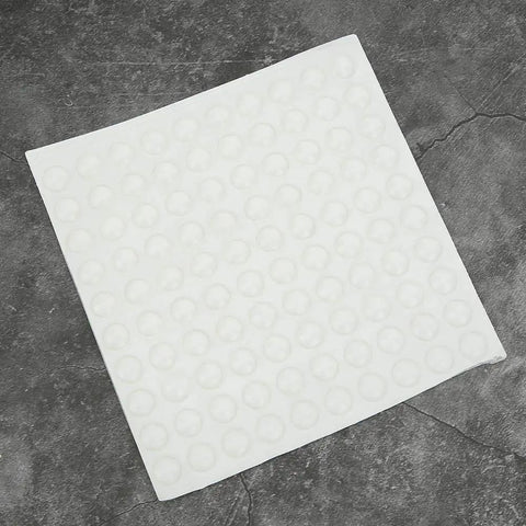 Sheet of clear self adhesive silicone foot pads no slip buffers stop furniture scratches for cabinets appliances glass crafts