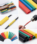 780 Piece Heat Shrink Tubing Kit With Case Assorted Colors And Sizes 2 To 1 Shrink Ratio Electrical Wire Insulation DIY