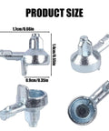 Legit Heavy Duty Zinc Alloy Shelf Pegs Replacement Pins For Classic Modular Bookshelves And Standard Shelving Units Rustproof Furniture Hardware showing product dimensions of 14 mm and 9 mm.