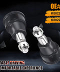 Front Lower Ball Joint Kit For 2002-2006 CR-V And 2003-2005 Element Includes 2 Ball Joints K80223 OE Part Number, black steel suspension parts