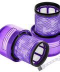 Two Pack Dyson V11 And V15 Filter Replacement Compatible With V11 Torque Drive Animal Complete Extra Detect Submarine Vacuum