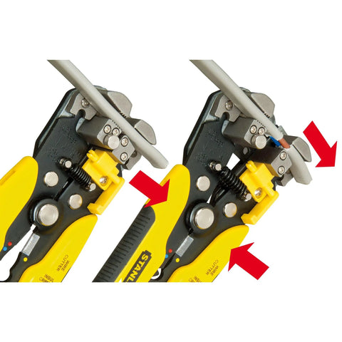 Heavy Duty Wire Stripper Tool With Fine Adjustment Screw For 0 To 6 Mm2 Cables Crimping Isolated And Non Isolated Cable Shoes