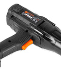 No Hassle 7.5 Amp Corded Impact Wrench with 1/2 Inch Hog Ring Anvil, side view showing grip and trigger.