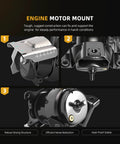 Engine Motor Mount Set for Escalade ESV 2015 to 2019 Silverado 1500 2014 to 2018 Yukon 2015 to 2019 front and side view