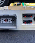 Dope Four Pin Four Position Speaker Terminal Blocks With Spring Loaded Push Release Clamp Test Clips for stereo speakers