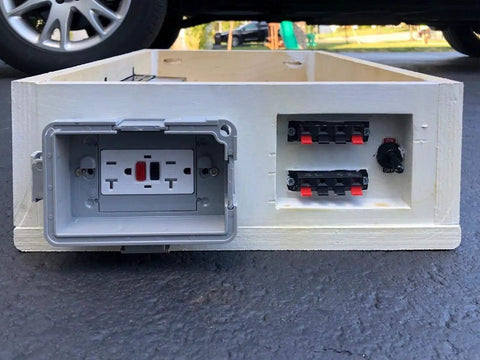 Dope Four Pin Four Position Speaker Terminal Blocks With Spring Loaded Push Release Clamp Test Clips for stereo speakers