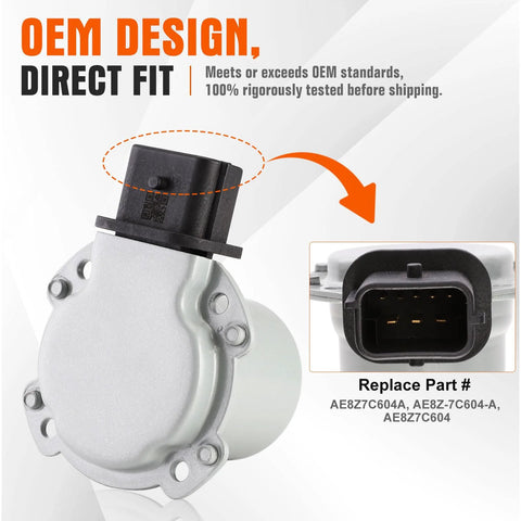 ISINSWIFT AE8Z-7C604-A automatic transmission clutch actuator; silver housing with black connector