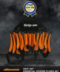 10 Piece Locking Pliers And Clamp Set With Straight And Curved Jaws, Long Nose Pliers, Wire Cutter And C Clamps