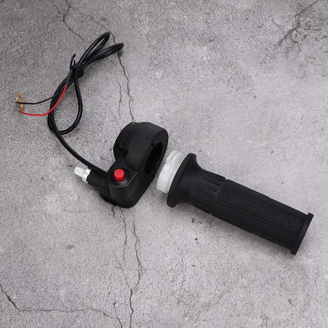 Mini Dirt Bike Throttle Kit With Accelerator Handle Grip Cable And Stop Switch For 47 49 Models Amped Up Throttle Response Smooth Control On Seven Eighths Inch Handlebars Easy Install For Better Riding