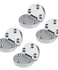 4 Pack Zinc Alloy Flip Hinges For Folding Tables And Desks, Heavy Duty Table Hardware, durable metal construction