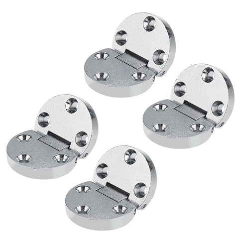 4 Pack Zinc Alloy Flip Hinges For Folding Tables And Desks, Heavy Duty Table Hardware, durable metal construction
