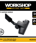 All-Purpose Wet Dry Vacuum Floor Nozzle Attachment with dual brushes for 1-1/4-inch and 2-1/2-inch extension wands