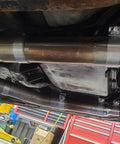 Installed Six Pack 3 Inch Stainless Steel Exhaust Clamp For Butt Joint Pipes, Heavy Duty No Fuss Muffler Seal Band Clamp, Silver Finish