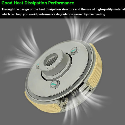 Hella Durable Centrifugal Carrier Wet Clutch Replacement For Atv Recon Fourtrax showcasing smooth design and heat dissipation performance.