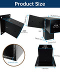 Heavy Duty Pergola Bracket Kit For 4x4 Posts With Wall Base 105 Degree 4 Way Connectors And 15 Degree Pitched Roof Mounts