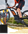 Dual Battery Connector For 20V-72V E-Bikes, Parallel Battery Module With XT60 Port next to a mountain bike