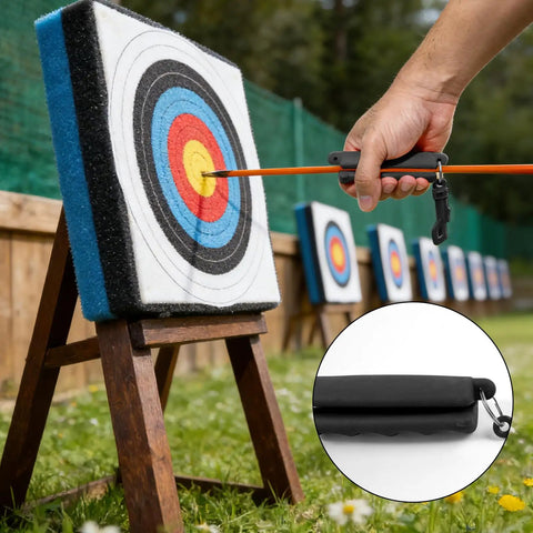 Archery Arrow Puller Gripper With Belt Clip And Soft Molded Handle For Easy Arrow Removal On The Range Or Field Slip Resistant TPR Grip