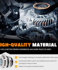 90 Amp Beefed Up High Output Alternator Replacement Fits Cherokee 91-98 2.5L Grand Cherokee 93-98 4L Wrangler 91-98 2.5L