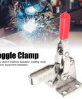 Toggle Clamp With Quick Release, Heavy Duty Stainless Steel Hand Tool For Welding Machining And Fixture Clamping, 60kg Holding Capacity, One Hand Operation on welding fixture