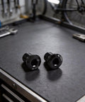M10x1.0 Rear Derailleur Hanger Bolts 8.5mm Thread, 2 Piece Bike Mounting Screws on workbench